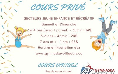 Cours privés et virtuels