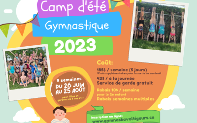 Inscription camp d’été 2023