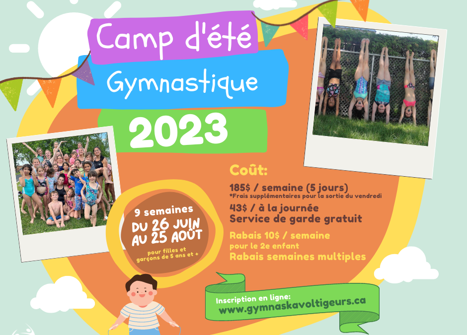 Inscription camp d’été 2023